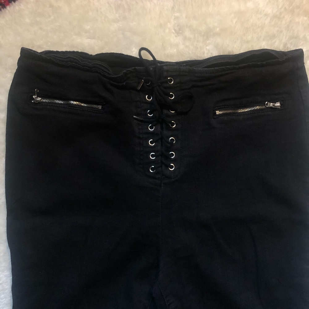 Wild Fable Black Lace up skinny jean